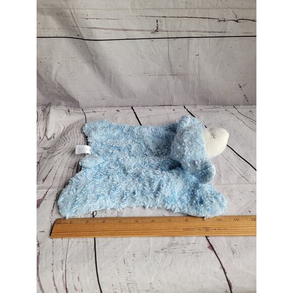 Gund Winky Mini Comfy Cozy BlueLamb Security Blanket Lovey Baby Satin Sheep - Picture 5 of 7